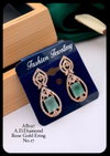 19 AB AD Dimaond Fancy Party Wear Earrings Manufacturers
